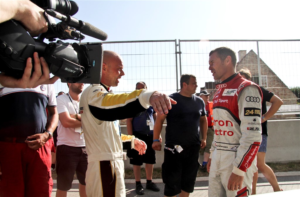 CHGP Ambassadør Tom Kristensen og Race for Riget ambassadør Jan Magnussen
(Foto: CHGP)